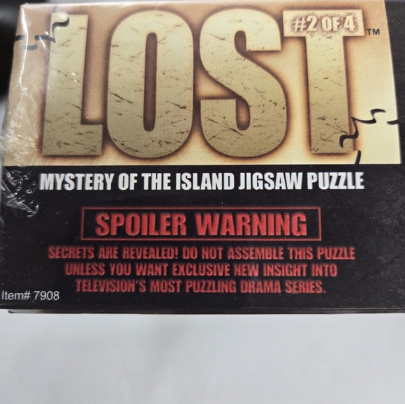LOST 1000 Piece Puzzle #2 of 4 Mystery of the Island 19 X 26 in. Mystery Puzzle - Picture 3 of 4